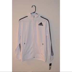 ⚡️BRAND NEW⚡️ White Adidas Zip-up Jacket